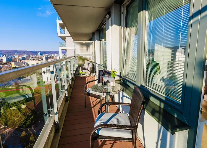 Appartement Sunny With Amazing Terrace On The 13th Floor Near Center Bratislava