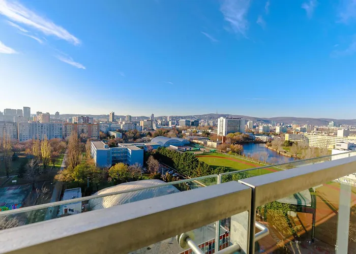 Sunny With Amazing Terrace On The 13th Floor Near Center * Pressburg